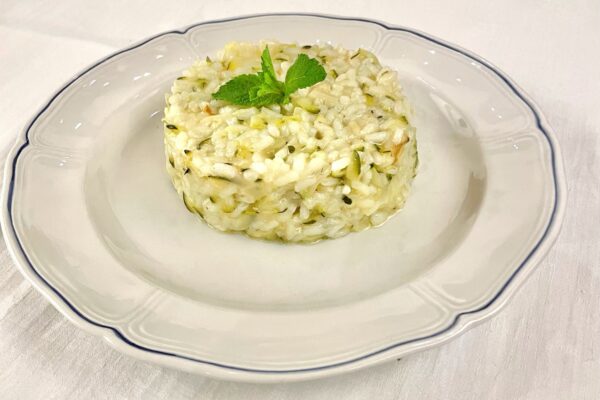 RISOTTO ALLE ZUCCHINE E MENTA